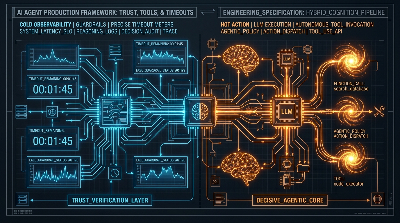 Kiến trúc AI agent: telemetry, guardrails, và lõi xử lý